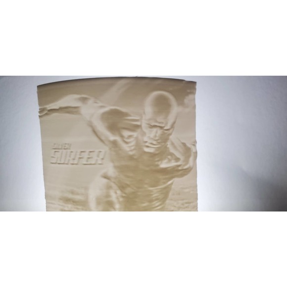 Rise of SILVER SURFER Fantastic 4 Movie Poster 3.5" x 2" Lithophane Night Light - Picture 5 of 9